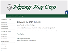 Tablet Screenshot of flying-pig-cup.de